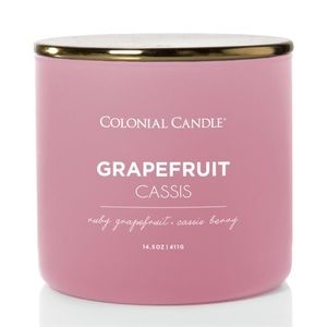 Colonial Candle Other - 3 New Colonial Candles Grapefruit Cassis 14.5 oz. Colonial Candle Other - 3 New Colonial Candles Grapefruit Cassis 14.5 oz.